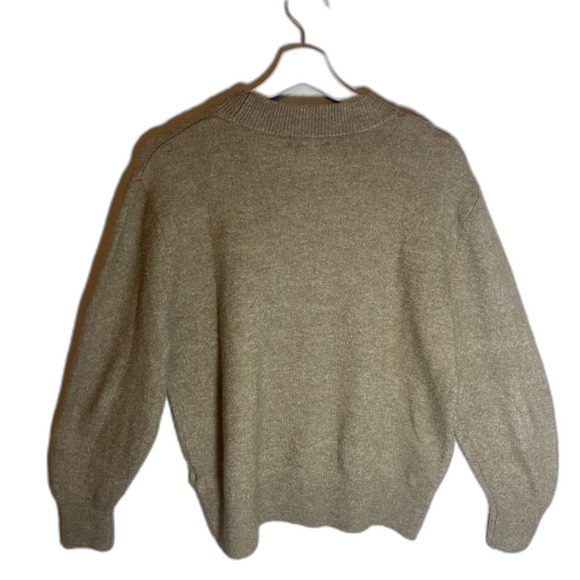 H&M Wool Blend Sweater Women's Size S Crew Neck Minimalist - Picture 3 of 7